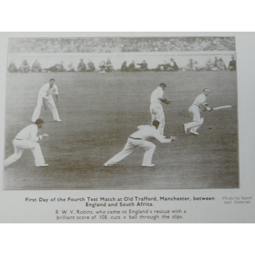 427 - Cricket 1936 Lancashire County and Manchester Cricket Club Annual, handbook, blue cover with some ma... 