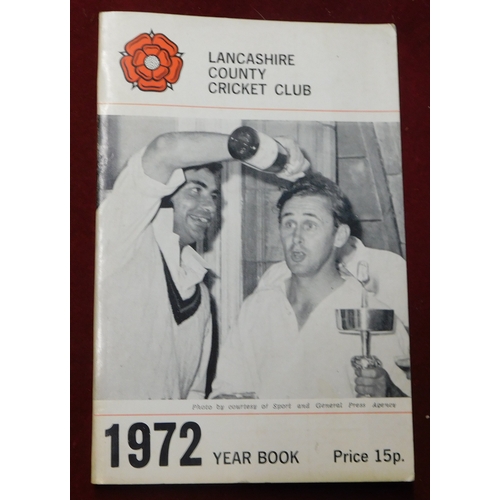 428 - Cricket Lancashire County and Manchester Cricket Club Year Books - 1951 to 1974 (less 1956, 1961, 19... 