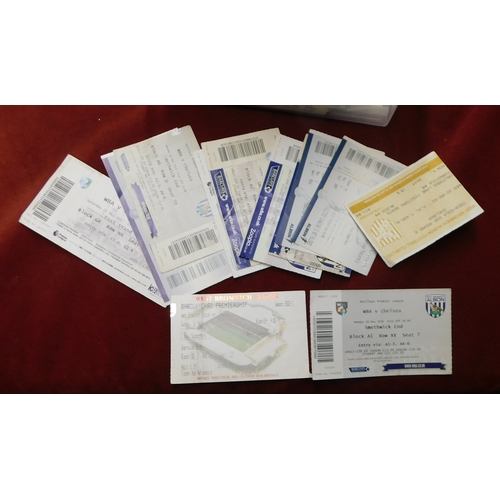 291 - A large collection of 500+ Chelsea away tickets predominantly from matches in the 1980s, 1990s, 2000... 