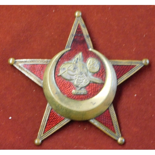 508 - German / Ottoman WWI officers Gallipoli Star. A very nice example of the German made version. Undama... 