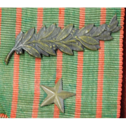 513 - French Croix de Guerre 1914-1915 with citation star and palm leave mention in despatches.