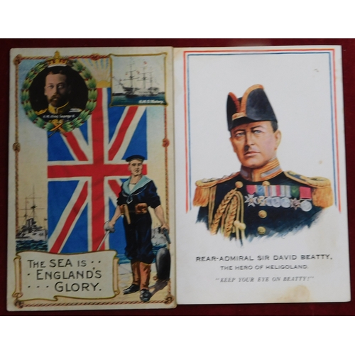 596 - Picture Postcards of WWI Leaders - a nice range Incl young Churchill, Kitchener, Joffre, Hamilton, B... 