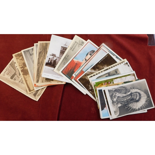 609 - Mixed Foreign Picture Postcards, from the 1940s/50s, many of Belgium towns including Philippeville &... 