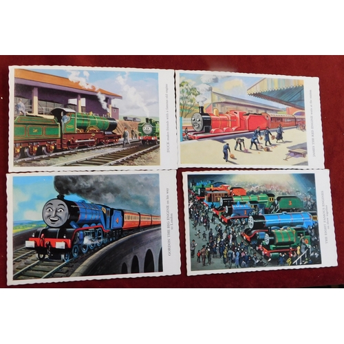 613 - British Thomas the Tank Engine postcards - a selection of mostly Henry the Green Engine, postcards b... 