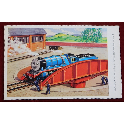 613 - British Thomas the Tank Engine postcards - a selection of mostly Henry the Green Engine, postcards b... 