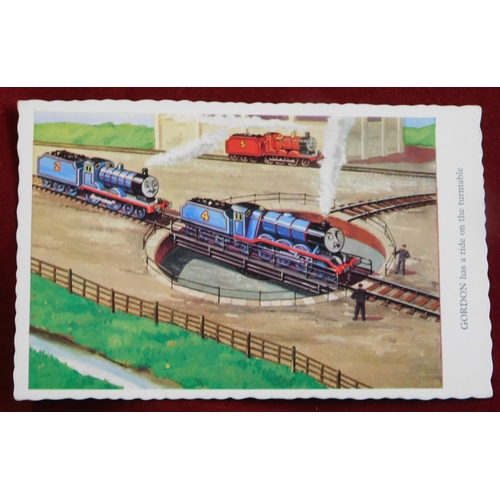 613 - British Thomas the Tank Engine postcards - a selection of mostly Henry the Green Engine, postcards b... 