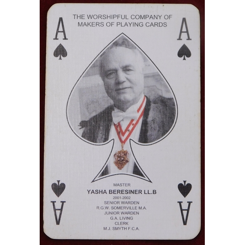 624 - Playing cards - A Belvis Marks Tri-Centenary set of two packs. Very fine in special case