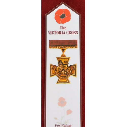 679 - Book Marks from The Somme Heritage Centre, showing Ulster Tower, Victoria Cross, Sir John Monash, Jo... 