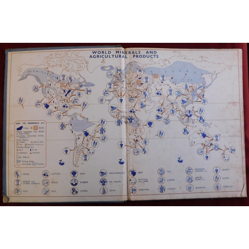 700 - Atlas (3) - Collins Westminster Atlas 1957, Philips Modern School Atlas 1971, Pocket Atlas of the Wo... 