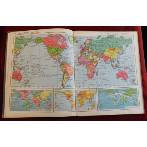 700 - Atlas (3) - Collins Westminster Atlas 1957, Philips Modern School Atlas 1971, Pocket Atlas of the Wo... 