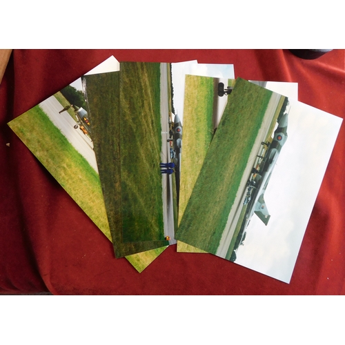 717 - Aviation photographs (6x9) group of 5. Avro Vulcan B2 XH558 preparing for taxi runs at Bruntingthorp... 