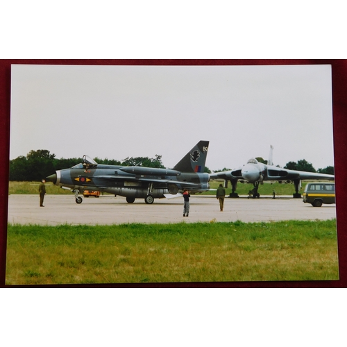 717 - Aviation photographs (6x9) group of 5. Avro Vulcan B2 XH558 preparing for taxi runs at Bruntingthorp... 