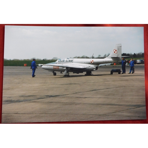 718 - Aviation photographs (6x9) group of 4. Bruntingthorpe aircraft museum a/c. 4 Squadron Hagner GR3 ser... 