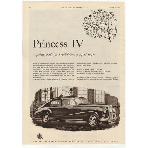 789 - Rover 1957-full page black and white advertisement-1055 and 105R New Range-10