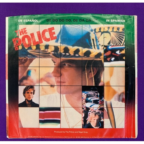 817 - The Police 'De Do Do Do' Japanese/Spanish Versions U.S. import of The Police's chart hit 'De Do Do D... 