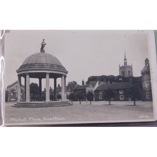 625 - Swaffham (Norfolk) - A lifetime fine collection in an album with a wide range of good postcards of t... 