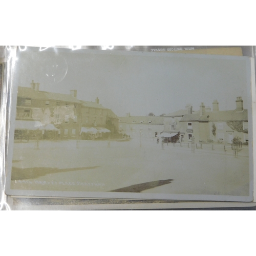 625 - Swaffham (Norfolk) - A lifetime fine collection in an album with a wide range of good postcards of t... 