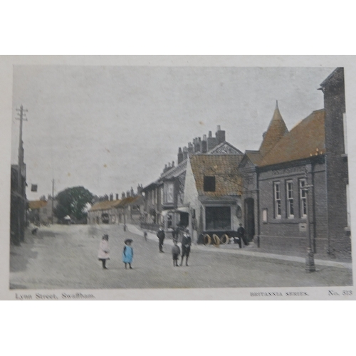 625 - Swaffham (Norfolk) - A lifetime fine collection in an album with a wide range of good postcards of t... 