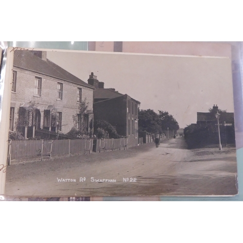 625 - Swaffham (Norfolk) - A lifetime fine collection in an album with a wide range of good postcards of t... 