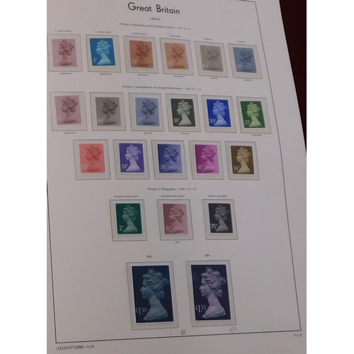 626 - Great Britain QEII Decimal issues in a hingeless Lighthouse album, definitives, regionals, commemora... 