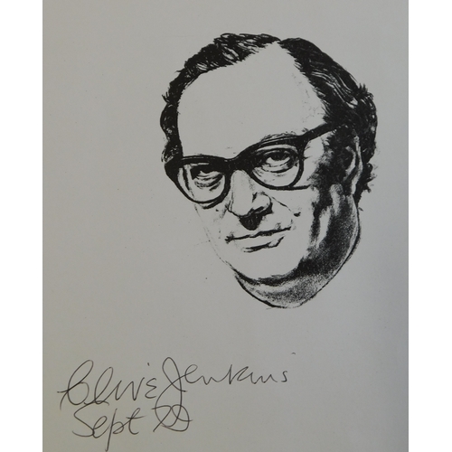 908 - A signed print of Clive Jenkins, General Secretary of The Association of Scientific, Technical and M... 