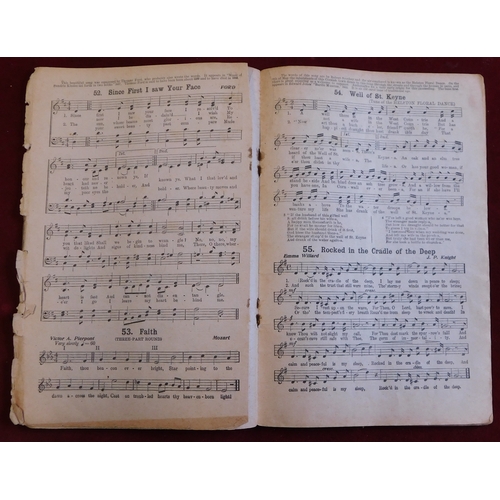 873 - More Than Twice 55 Community Songs - by Denman St. Hawkes & Son London published 1924 for use in sch... 