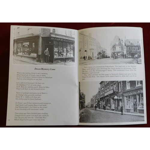 875 - Another Look at Fakenham produced by Jim Baldwin with poems by Ellen Van Damme. Contains many photog... 