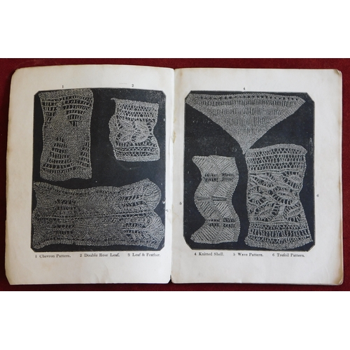 878 - Knitting 1860 - The Book of Fancy Knitting. Pub: Hall & Co., and T. Nelson & Co., Paternoster Row. W... 