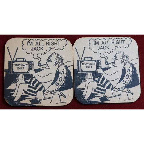 911 - Political and Trade Union items - A cartoon mug showing Michael Foot and Arthur Scargill, two cartoo... 