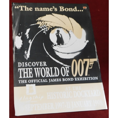 742 - James Bond Cardboard Posters etc., Die Another Day etc (8 in total) fair to good condition