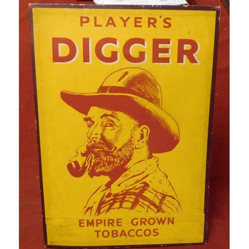 852 - Players Digger Empire Tobaccos counter Card 1921, 14