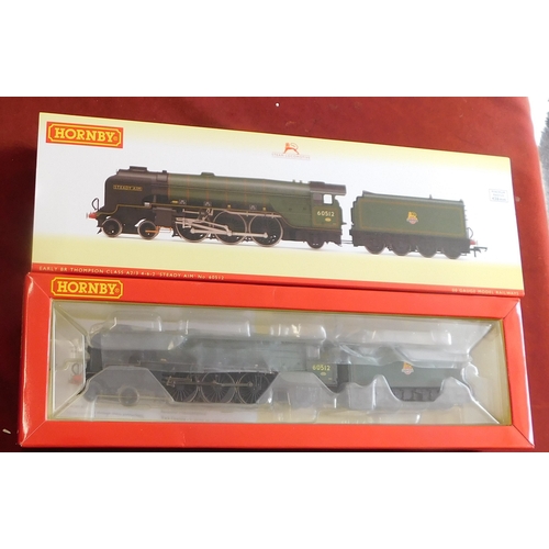 525 - Hornby Locomotive BR Thompson Class A2/3 4-6-2 'Steady Arms' No.60512, mint and boxed