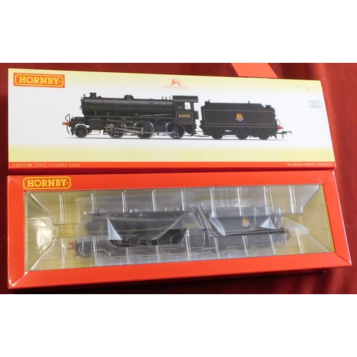 535 - Hornby Locomotive BR 2-6-0 K1 Class, No.52032 mint and boxed