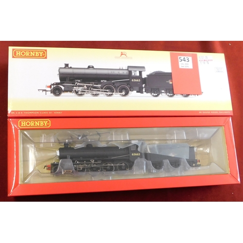 543 - Hornby Locomotive R3227 BR (Late) 2-8-0 Class 02 '63663' mint and boxed, retails at £118