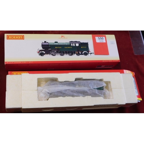 550 - Hornby Locomotive R2959 BR 2-6-4T Thompson L1 '67717' mint and boxed