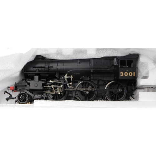 613 - Bachmann Locomotive IVATT Class 4, 3001 LMS black double chimney, 32-575 mint and boxed