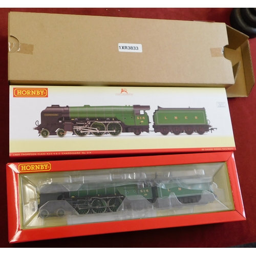 716 - Hornby Locomotive R3833 LNER Thompson Class A2/3 4-6-2 'Chamossaire' No.514, mint and boxed Retail £... 