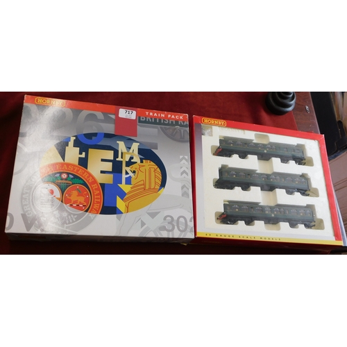 717 - Hornby Carriages R2297B BR class 110, three car DMU set mint and boxed