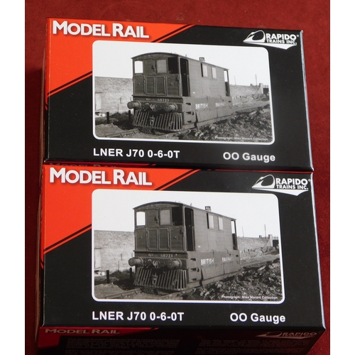 766 - Model Rail Locomotive J70 Loco MR204 and 205, 'British Railways' Nos.68226 and 68223 (2) both mint a... 