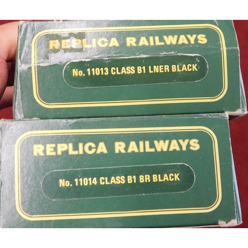 768 - Replica Railways Locomotives (2) No.11013 class B1 LNER black and N11014 class B1, BR black (2) both... 