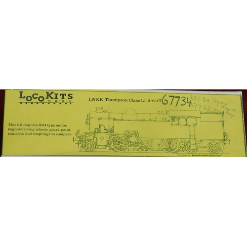 813 - Loco Kits Locomotive LNER Thompson class 1, 2-6-4T '67734' mint and boxed