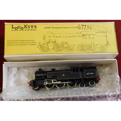 813 - Loco Kits Locomotive LNER Thompson class 1, 2-6-4T '67734' mint and boxed