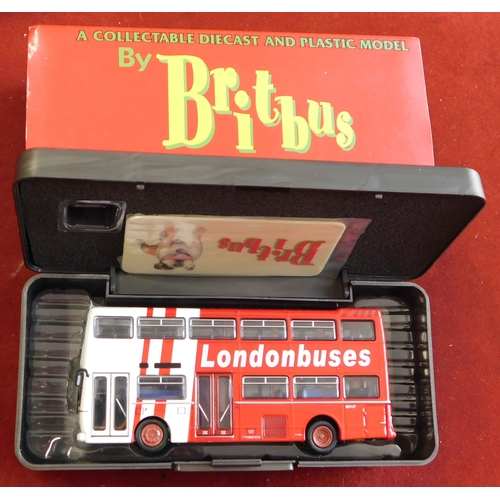 904 - Britbus 1:76 scale boxed, Britbus model N6205 Scania Metropolitan double decker, excellent condition