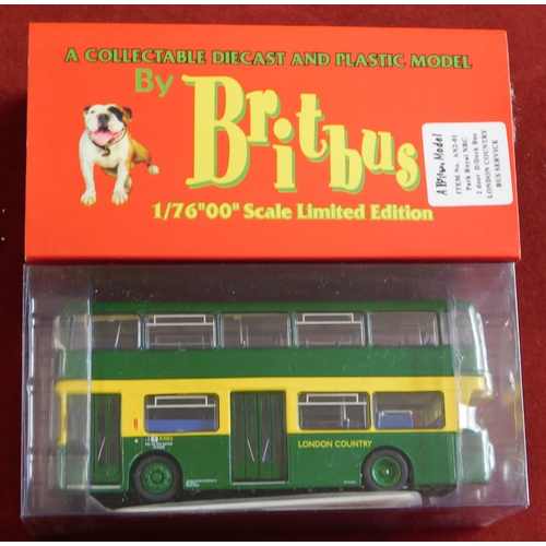 910 - Britbus 1:76 scale boxed, Britbus model No.AN2-01 Park Royal NBC double decker, excellent condition