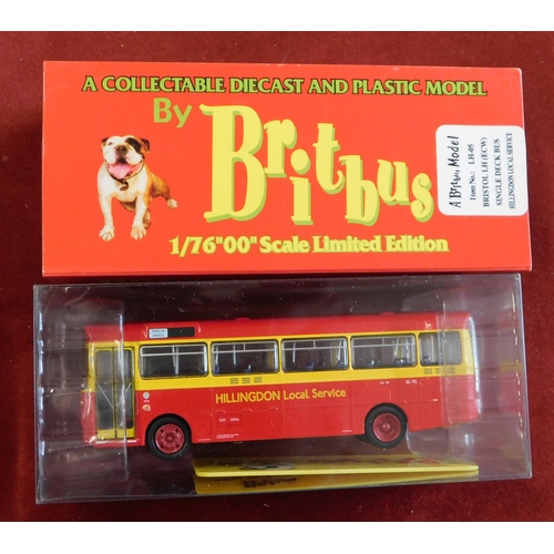 922 - Britbus 1:76 scale boxed, Britbus model No.LH-05 Bristol LH (ECW) single decker, excellent condition