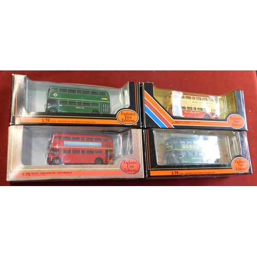 951 - Gilbow (4) boxed Buses 1:76 scale vehicle no.25604, 25603, 25515, 14002, excellent condition