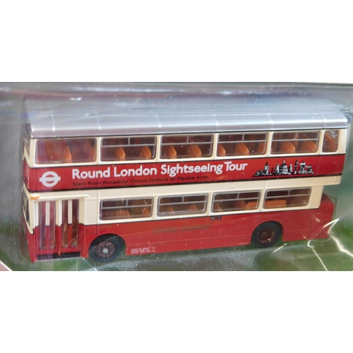 986 - Gilbow (4) boxed Buses 1:76 scale vehicle no.28003, 28804, 30701, 28801, excellent condition