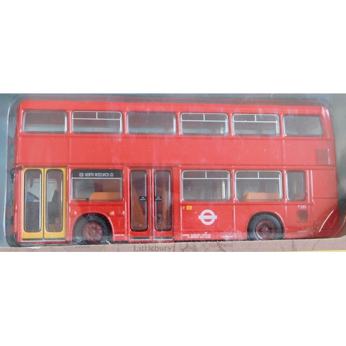 986 - Gilbow (4) boxed Buses 1:76 scale vehicle no.28003, 28804, 30701, 28801, excellent condition