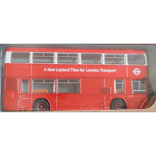 986 - Gilbow (4) boxed Buses 1:76 scale vehicle no.28003, 28804, 30701, 28801, excellent condition