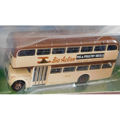 986 - Gilbow (4) boxed Buses 1:76 scale vehicle no.28003, 28804, 30701, 28801, excellent condition